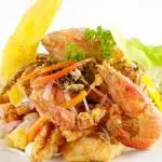 Chicharrón de camarón o langostino