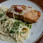 Bucatini Ao Molho Limone E Salmão