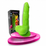 DILDO SILICONA VERDE 6" 15.25CM