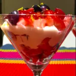 Copa de frutos rojos