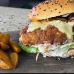 HAMBURGUESA DE POLLO CRISPY