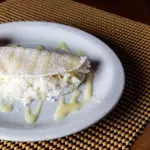 Tapioca coco,queijo e leite condensa