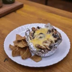 Papa con champiñones