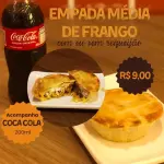 Empada média + coca 200ml