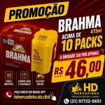 10 pack de brahma 473ml