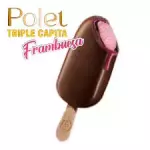 Polet triple capita frambuesa