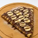 Crepe Chocolate com Banana