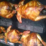 Frango c/Batata + Linguiça e Farofa