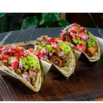 TACOS MIXTOS ARRACHERA CHICHARRON