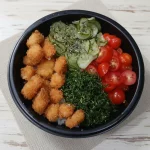 Poke salmão empanado