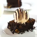 Brownie con Helado