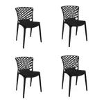 Pack de Silla Calegari x4 u. negro