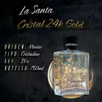 La Santa añejo cristal Gold 24k