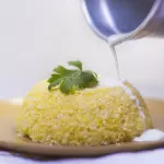 Cuscuz c/ leite de coco