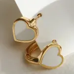 Argolla corazón esmaltado