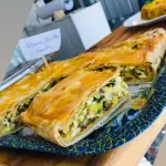 Puerro, panceta y ricotta