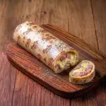 Pizza roll de jamón