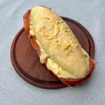 Sanguche mila pollo napo c/fritas