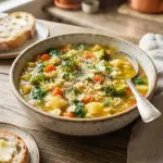 Sopa de legumes (vegetariana)