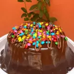Bolo vulcão m&ms Kids