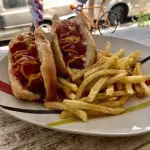 HOT DOG CON PAPAS