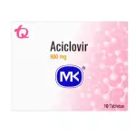 ACICLOVIR 800MG CAJA X10 tabletas MK