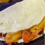 Crep Carne de sol, queijo e banana