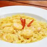 Spaghetti Huancaína Con Camarones