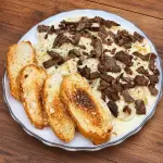 Fetucinne con Sirloin