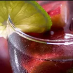 sangria con vino tinto