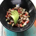 Ceviche Camaron Salsas Negras