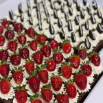 Mini brownie recheado 10unidades