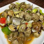 ALMEJAS SALTEADAS 鼓汁炒花甲