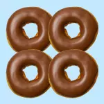 4 Pack Donas con Chocolate