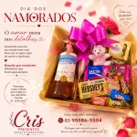 Cesta Namorados Rosê