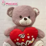 Pelúcia bege te amo (63 cm)