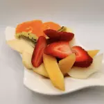 Ensalada de frutas de la estación