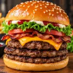 HAMBURGUESA TRIPLE CARNE