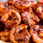 Pizza de camarones ala diabla