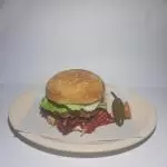 Hamburguesa con trompo