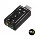 Adaptador De Som Usb 7.1 Lt-sk003 Ad0021lt