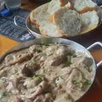 Baby Beef ao Catupiry e Alho