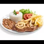 Bife com fritas