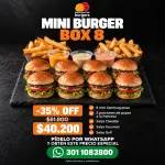 Mini Burger Box 8 PROMO
