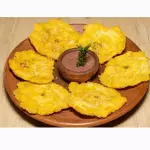 Patacones Con Frijol