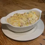 PAN GRATINADO POLLO TOCINETA