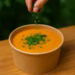 CREMA DE AUYAMA Y CEBOLLAS CARAMELIZ