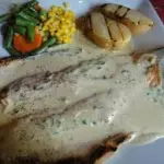 trucha con bechamel 250 gramos