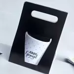 Caja mug bolsa negra