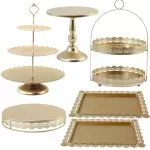 Juego de 6 soportes dorados